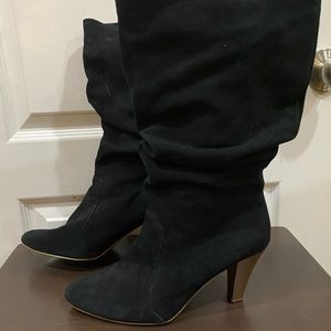 Michael Antonio black slouch boots size 9